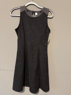 Old Navy Black Sparkle Sleeveless Mini Dress